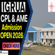 IGRUA Invites Applications for CPL & AME Admission 2026; Entrance Exam on May 3
